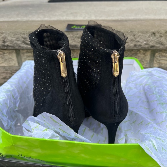 Sam Edelman Farren Ruched Pointed Toe Booties 10 - Picture 4 of 16